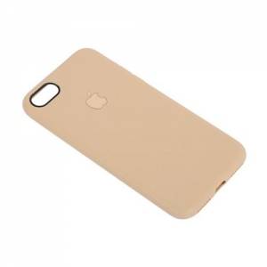 Купить чехол в стиле Apple Case для iPhone 7 / 8 TPU с логотипом (Gold)