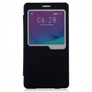 Купить кожаный чехол книжку для Samsung Galaxy Note 4 - Momax Flip View Case (черный)