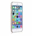 Чехол накладка со стразами для iPhone 6 прозрачный Comma Crystal Bling - Champagne Gold