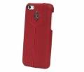 Кожаный чехол накладка для iPhone 5C Ferrari Montecarlo Hard  Red (FEMTHCPMRE)
