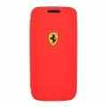 Кожаный чехол книжка для Samsung Galaxy S4 Mini Ferrari Scuderia Booktype Rub Red (FESCRUFLHS4MRE)