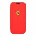 Кожаный чехол книжка для Samsung Galaxy S4 Mini Ferrari Scuderia Booktype Rub Red (FESCRUFLHS4MRE)