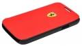 Кожаный чехол книжка для Samsung Galaxy S4 Mini Ferrari Scuderia Booktype Rub Red (FESCRUFLHS4MRE)
