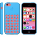 Оригинальный чехол накладка Apple Case для iPhone 5C MF035ZM/A (голубой)