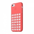 Оригинальный чехол накладка Apple Case для iPhone 5C MF036ZM/A (розовый)