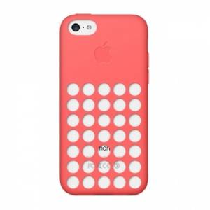 Купить оригинальный чехол накладка Apple Case для iPhone 5C MF036ZM/A (розовый) в интернет магазин