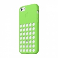 Оригинальный чехол накладка Apple Case для iPhone 5C MF037ZM/A (зеленый)