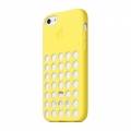 Оригинальный чехол накладка Apple Case для iPhone 5C MF038ZM/A (желтый)