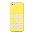 Оригинальный чехол накладка Apple Case для iPhone 5C MF038ZM/A (желтый)