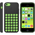 Оригинальный чехол накладка Apple Case для iPhone 5C МF040ZM/A (черный)