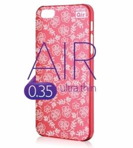 Чехол накладка Artske для iPhone SE / 5S / 5 Air case Red Flower AC-RD2-IP5  (красный с цветами) в интернет магазине