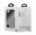 Кожаный чехол накладка BMW для iPhone 7 / 8 Signature Logo imprint Hard Leather Black, BMHCI8LLSB