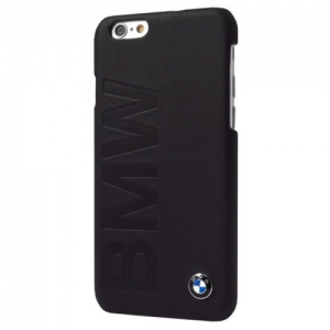 Купить кожаный чехол BMW для iPhone 6 / 6S Logo Signature Hard Black