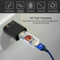 USB кабель 3 в 1 Baseus 8 Pin & Type C & Micro USB (1.2 метра, 2A)