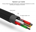 USB кабель 3 в 1 Baseus 8 Pin & Type C & Micro USB (1.2 метра, 2A)