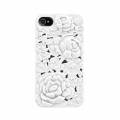 Чехол накладка Blossom с розами для iPhone 4 / 4S белый 