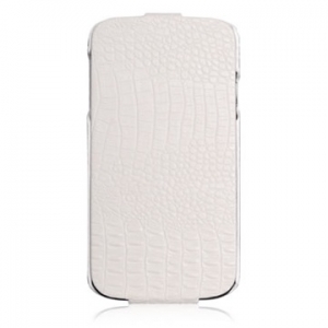 Купить чехол блокнот Borofone Crocodile Series для Samsung Galaxy S4 с флипом (белый) в интернет магазине