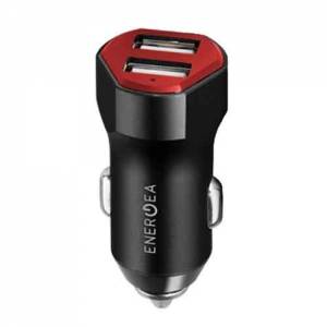 Купить автозарядку EnergEA АЗУ Race drive, 2 USB Aluminium 4.8A, Black (CAR-RD-48R-BLK)