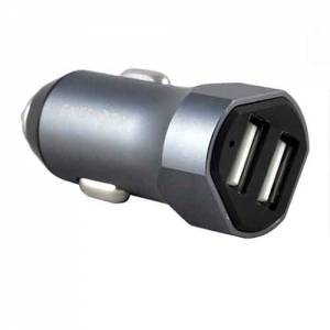 Купить автозарядку EnergEA АЗУ Race drive, 2 USB Aluminium 4.8A, Gunmetal (CAR-RD-48R-GUN)