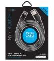 USB кабель EnergEA Nylotough для iPhone/iPad 8 pin Lightning MFI, Black 1.5 метра (CBL-NT-BLK150)