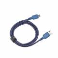 USB кабель EnergEA Nylotough Type-C, Blue 1.5 метра (CBL-NT20CA-BLU150)