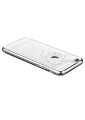 Прозрачный чехол накладка со стразами Swarovski для iPhone 6/6S Devia Crystal Garland - Silver