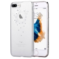 Прозрачный чехол накладка со стразами Swarovski для iPhone 6/6S Devia Crystal Garland - Silver