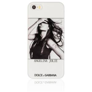 Купить чехол накладка Dolce&Gabbana для iPhone 5S / 5 Angelina Jolie в интернет магазине