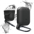 Водонепроницаемый чехол Elago для AirPods из силикона с карабином Waterproof hang case Black (EAPWF-BK)