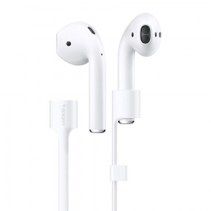 Купить Силиконовый соединительный шнур Elago для AirPods для наушников Strap White (ESTR-AP-WH) по низкой цене с доставкой 