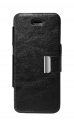 Чехол-аккумулятор с флипом EXEQ для iPhone 4/4S, 3300 мАч, черный (iF02)