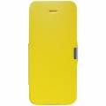 Чехол-аккумулятор с флипом EXEQ для iPhone 5/5S/5C, 2300 мАч, жёлтый (iF03)