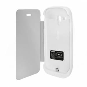 Купить чехол-аккумулятор с флипом EXEQ для Samsung Galaxy S3 mini, 1900 мАч, белый (SF02)