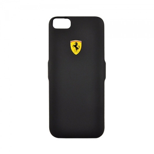 Купить чехол аккумулятор Ferrari для iPhone 7 / 6 / 6S Powercase Hard 2800 mAh Rubber Black (FEFOPCP7BK)