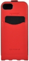 Кожаный чехол с флипом для iPhone 7 / 8 Ferrari 488 (Gold) Flip Leather, Red (FESEGFLP7RE)
