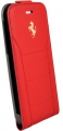 Кожаный чехол с флипом для iPhone 7 / 8 Ferrari 488 (Gold) Flip Leather, Red (FESEGFLP7RE)