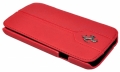 Чехол блокнот Ferrari для Samsung Galaxy S4 Booktype Montecarlo Red FEMTFLBKS4RE красный