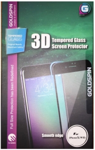 Купить защитное 3D стекло Goldspin для iPhone X, White (GS-3D-IP8-W)