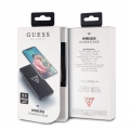 Беспроводное СЗУ Guess Wireless Glossy для смартфонов и планшетов Qi charge, Black/Silver, GUWCP850TLBK