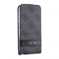 Чехол блокнот Guess Classic Flip Case с флипом для iPhone 5 / 5S / SE (серый) GUFLP54GG