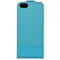 Кожаный чехол с флипом Guess для iPhone 6 / 6S Gianina Flip Turquoise (GUFLP6PET)