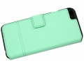 Кожаный чехол книжка Guess для iPhone 6 / 6S TESSI Booktype Light green (GUFLBKP6STG)