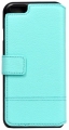 Кожаный чехол книжка Guess для iPhone 6 Plus TESSI Booktype Light green (GUFLBKP6LSTG)