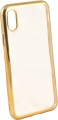 Гелевый прозрачный чехол HANDY Shine (electroplated) для iPhone X, Gold (HD-IP8-SHNGLD)