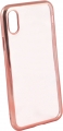 Гелевый прозрачный чехол HANDY Shine (electroplated) для iPhone X, Rose gold (HD-IP8-SHNRGD)