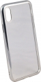 Гелевый прозрачный чехол HANDY Shine (electroplated) для iPhone X, Silver (HD-IP8-SHNSLV)