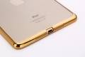 Силиконовый чехол TPU Case для iPad mini 2/3 прозрачный с рамкой, Gold