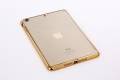 Силиконовый чехол TPU Case для iPad mini 2/3 прозрачный с рамкой, Gold