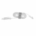 USB кабель Haweel 2 в 1 универсальный (8 Pin & Micro USB) 1 метр (белый)