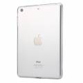 Силиконовый чехол TPU Case для iPad mini 2/3 прозрачный с рамкой, Silver
